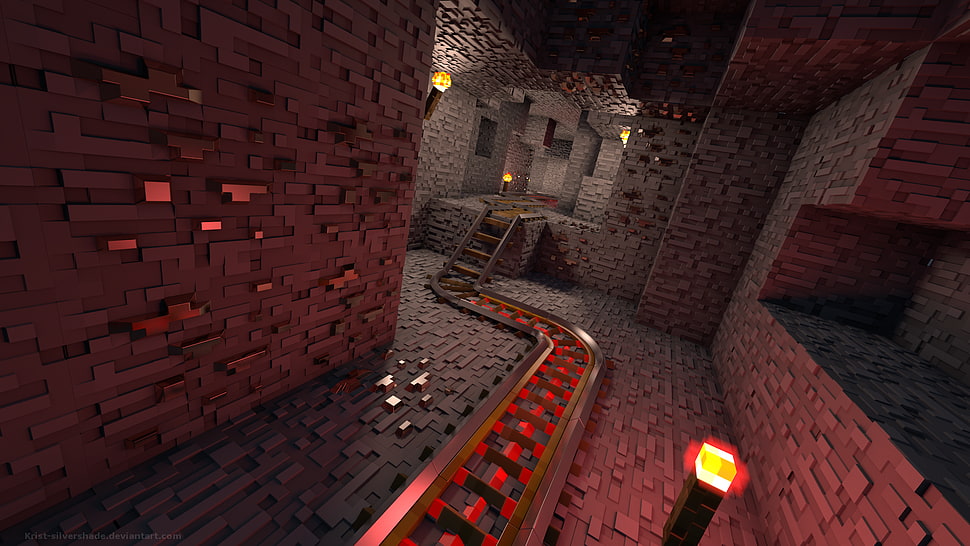 render, video games, Minecraft HD wallpaper