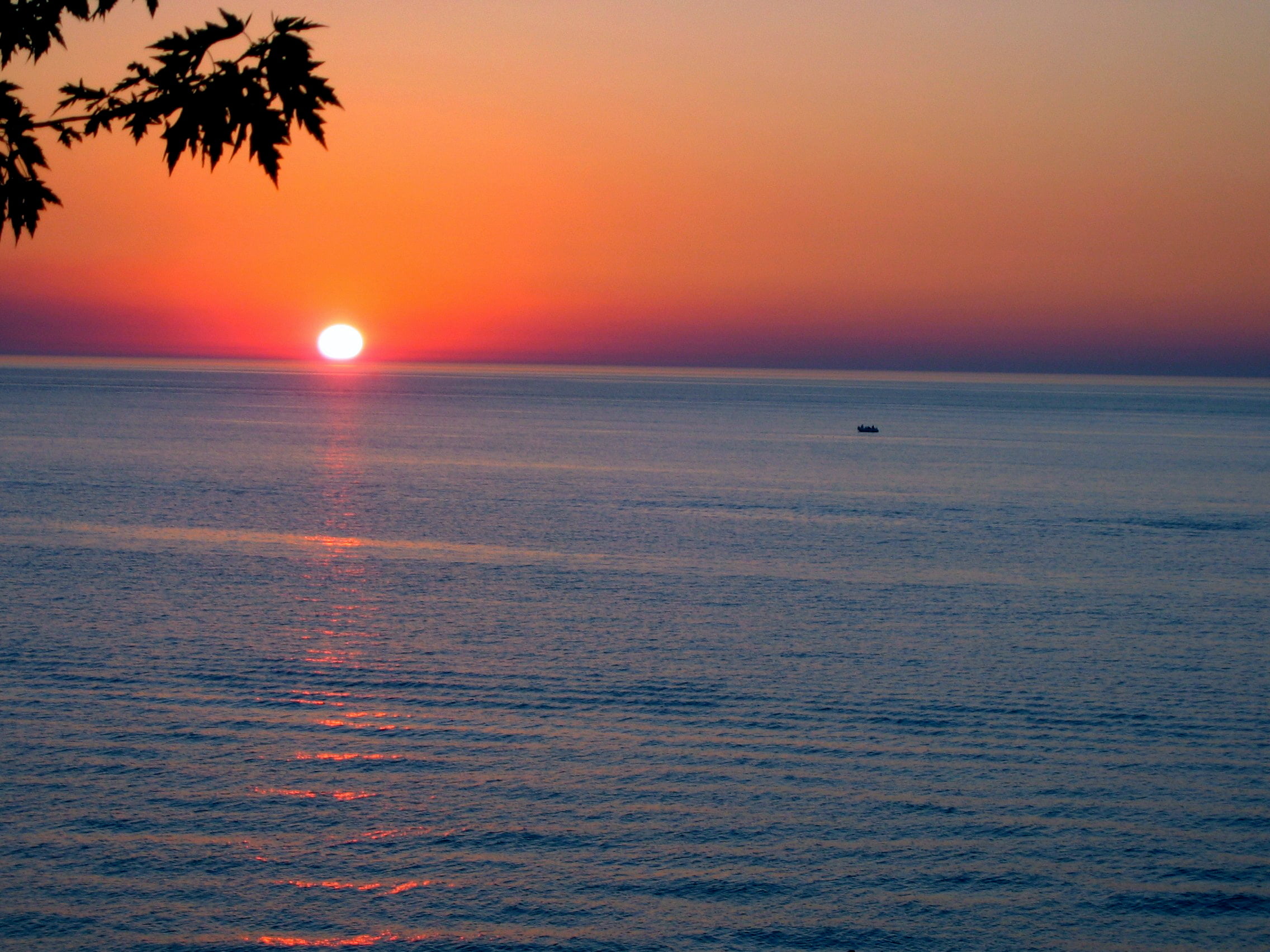 photography of body of water during sunset