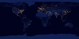 photo of world map