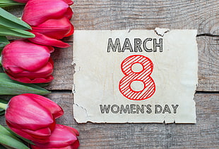 March 8 women's day poster HD wallpaper