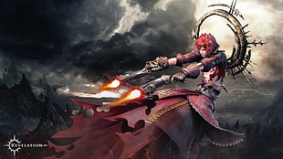 red-haired character digital wallpaper, video games, mmorpg, Revelation Online HD wallpaper