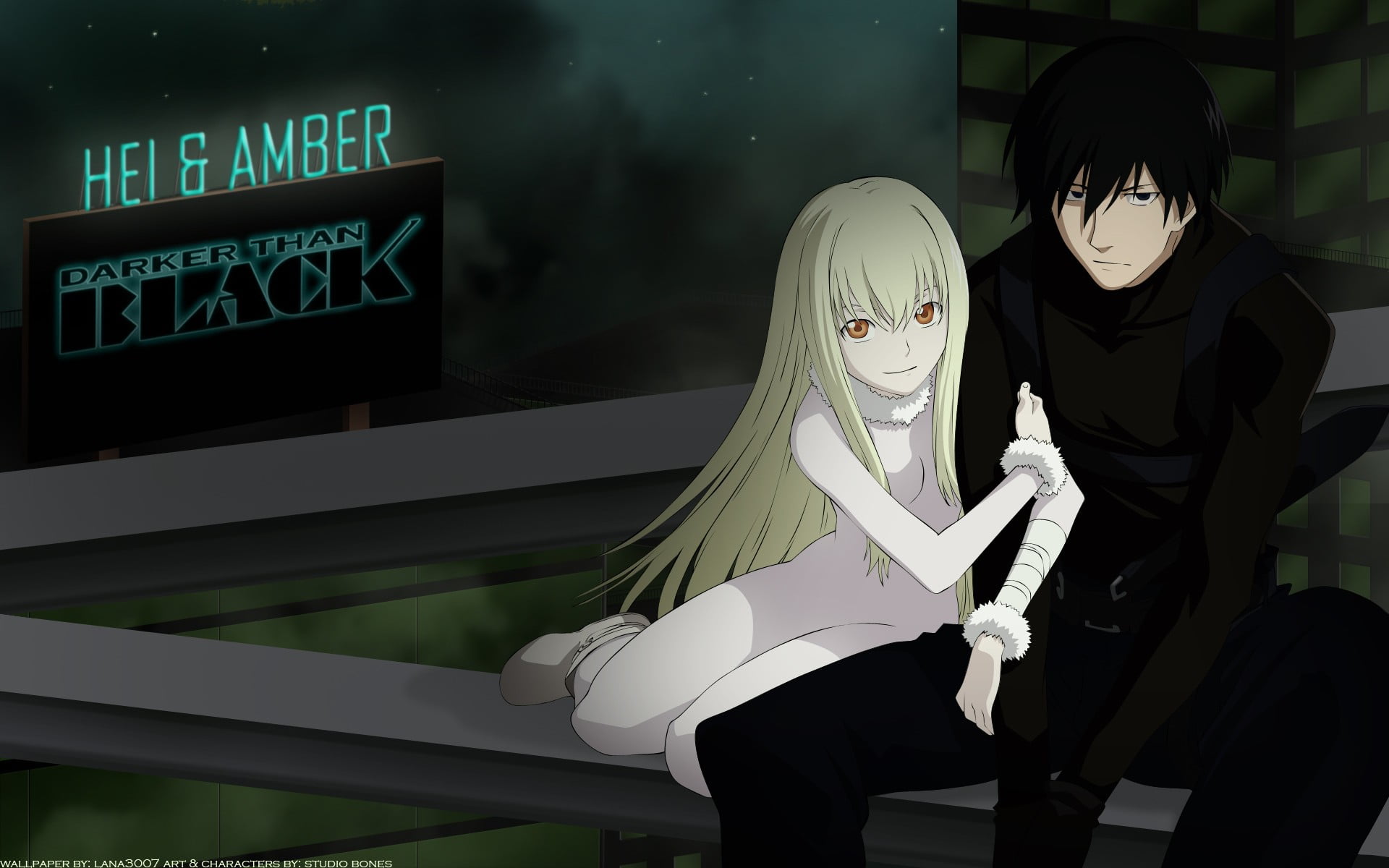 Hei Amber Darker Than Black Poster Darker Than Black Anime Hei Hd Wallpaper Wallpaper Flare