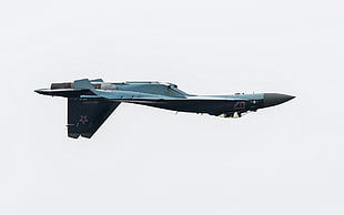 illustration of gray fighter plane