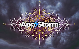 App storm digital wallpaper