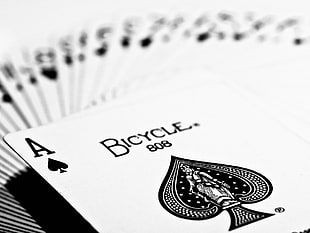 Ace of Spade playing card HD wallpaper