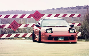 red vehicle, car, Nissan, Nissan 180SX