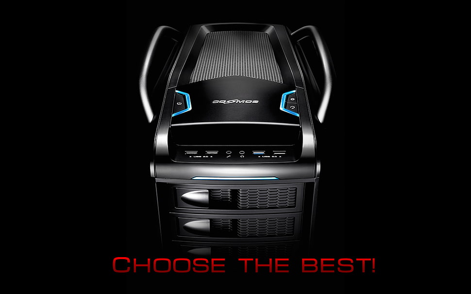 black and gray electronic device, Cooler Master, PC cases HD wallpaper