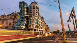 beige multistory building, architecture, building, city, Prague