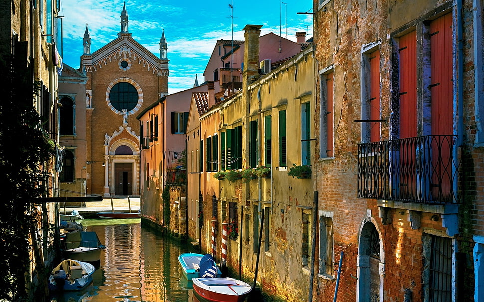 Venice Canal, Italy, river HD wallpaper