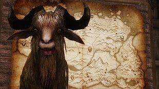 Skyrim goat, The Elder Scrolls V: Skyrim, goats HD wallpaper