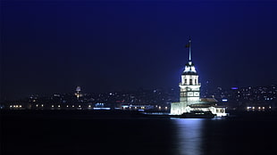 Istanbull Maiden tower, Turkey, Istanbul, Maiden's Tower, cityscape