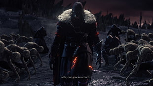 men's black and white coat, Dark Souls III, video games, Dark Souls, 3D