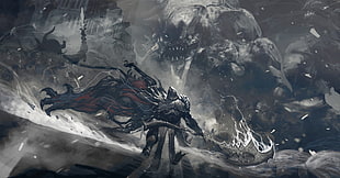 game cover, fantasy art, warrior HD wallpaper