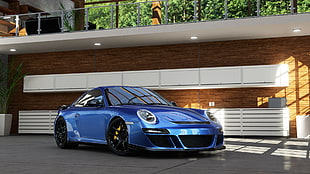 blue and black car bed frame, RUF, RUF Rt 12 S, Forza Motorsport 5, car