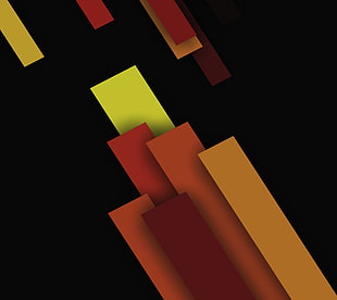 black background with assorted-color of bar digital wallpaper