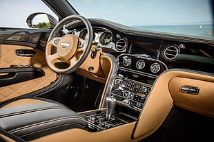 Bentley vehicle interior