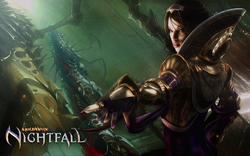 Guild Wars Nightfall game HD wallpaper