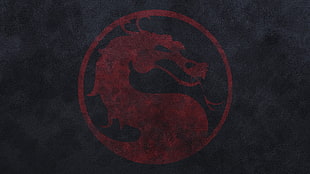 Mortal Kombat logo, Mortal Kombat, video games, logo