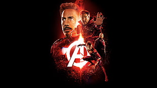 Avengers Infinity poster, Avengers: Infinity War, Robert Downey Jr., Benedict Wong HD wallpaper