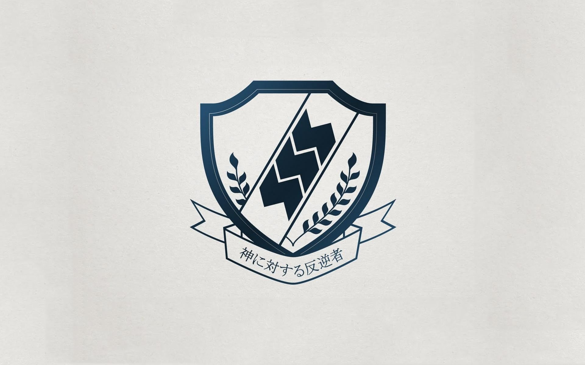 blue shield logo, Angel Beats!