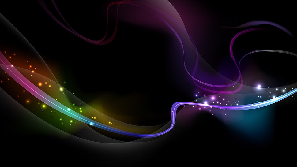 multicolored digital wallpaper, abstract, artwork HD wallpaper