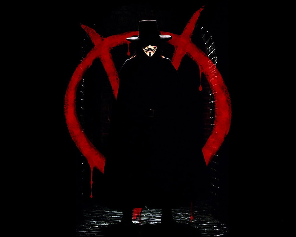 Guy Fawkes clip art, V for Vendetta HD wallpaper