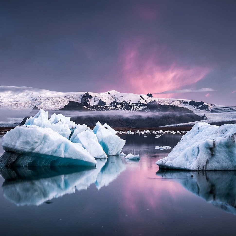 glacier HD wallpaper