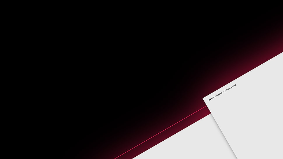 open source, manga, abstract, red HD wallpaper