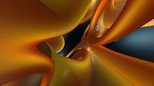 yellow and orange digital wallpaper