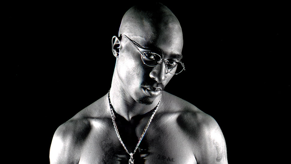 grayscale photo Topac HD wallpaper