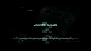 Welcome back, commander HD wallpaper
