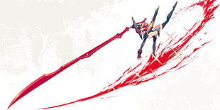 female anime character illustration, Kill la Kill, Senketsu, Matoi Ryuuko HD wallpaper