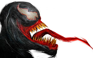 Marvel Venom illustration HD wallpaper
