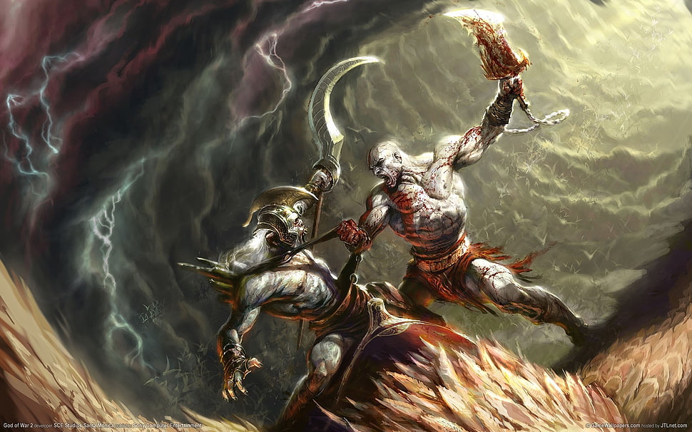 God of War video game poster HD wallpaper