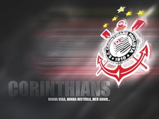 Corinthians logo, soccer, Corinthians, Brasil HD wallpaper
