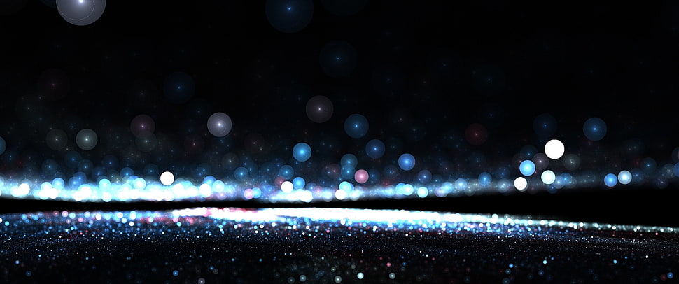 shallow focus of light bokeh HD wallpaper