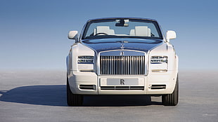 white vehicle, Rolls-Royce Phantom, car