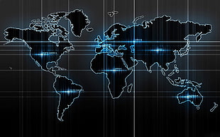 world map, map HD wallpaper