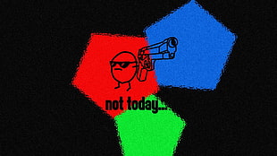 not today text illustration