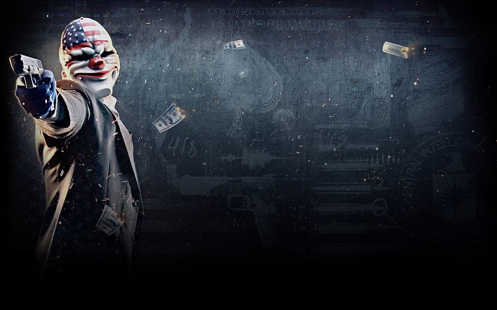 The Joker wallpaper, Payday 2, video games HD wallpaper