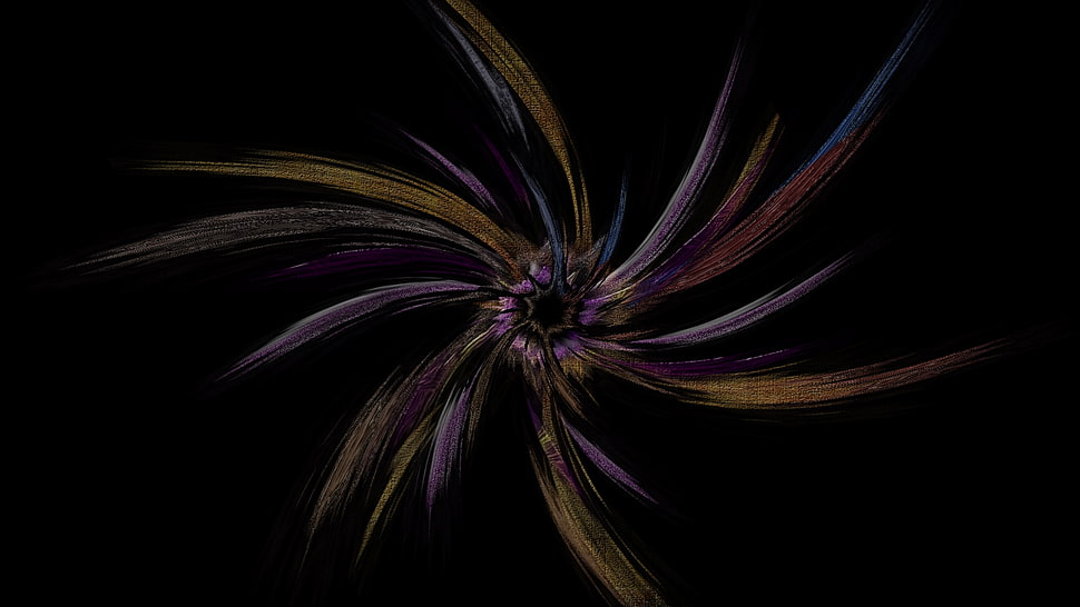 purple and brown abstract illustration HD wallpaper
