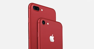 product red iPhone 7 Plus and product iPhone 7