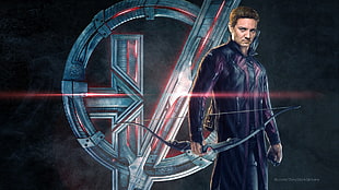 Hawk Eye from Avengers, The Avengers, Avengers: Age of Ultron, superhero, symbols HD wallpaper