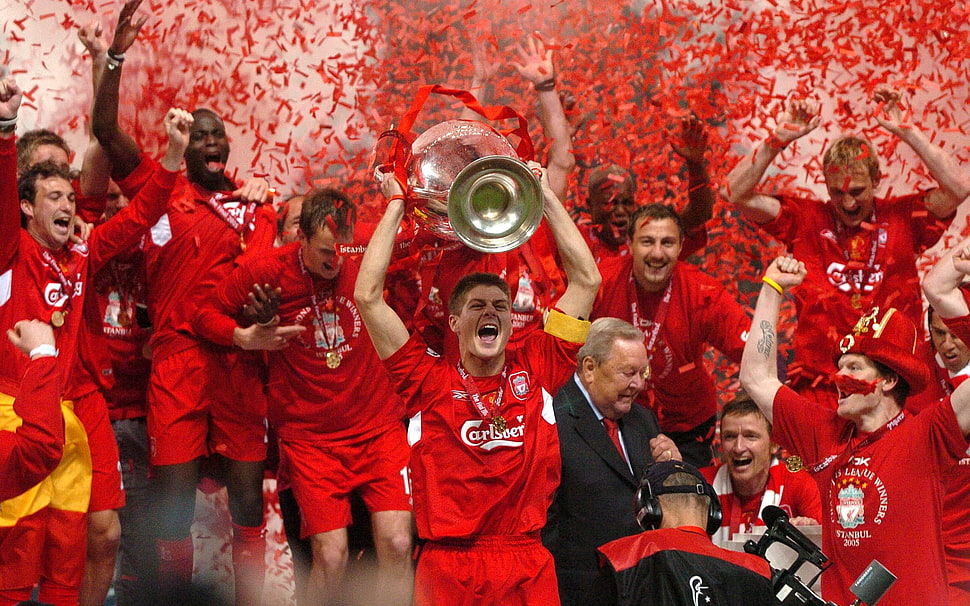 group of men team celebrating HD wallpaper