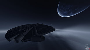black and gray metal tool, Star Wars, Millennium Falcon