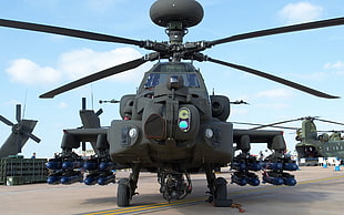 black helicopter HD wallpaper