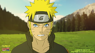 Uzumaki Naruto anime illustration, Uzumaki Naruto, Naruto Shippuuden, Ninja, ninjas