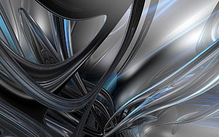 grey abstract artwork