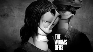 The Worms of Us illustration, Worms, humor, video games, The Last of Us HD wallpaper