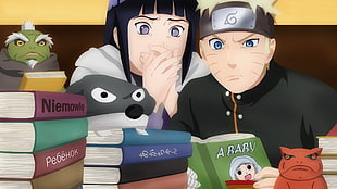 Naruto and Hinata illustration
